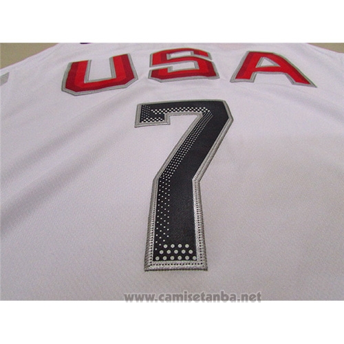 Camiseta USA 2016 Kyle Lowry #7 Blanco